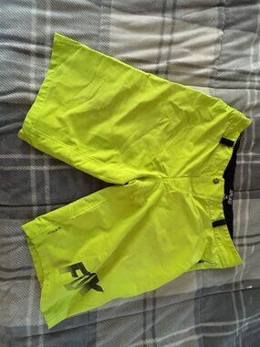 Men's MTB shorts, hi vis yellow, by Fox Racing 40